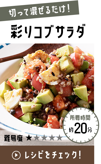 彩りコブサラダ